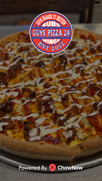 Guys Pizza 24 app screenshot