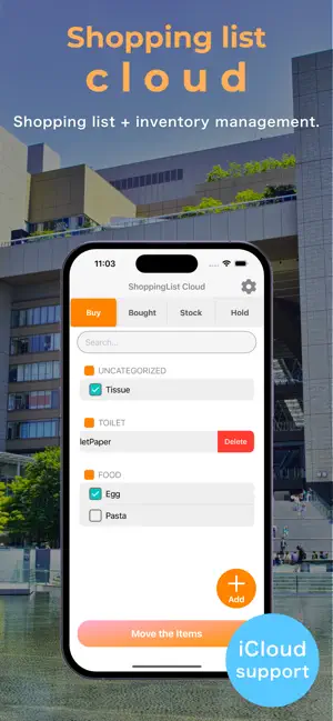Shopping list Cloud screenshot 1