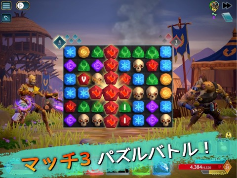 Puzzle Quest 3：マッチ3 戦闘 RPGのおすすめ画像1