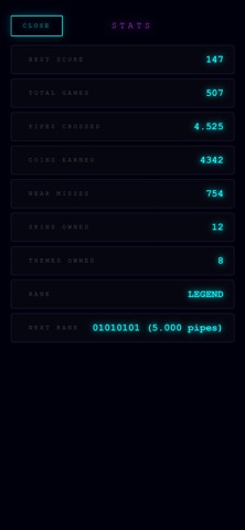 Neon Flap: Arcade Challenge Screenshot 2 of 7
