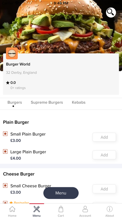Screenshot #5 for Burger World Online