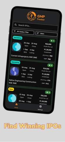 GMP Tracker screenshot