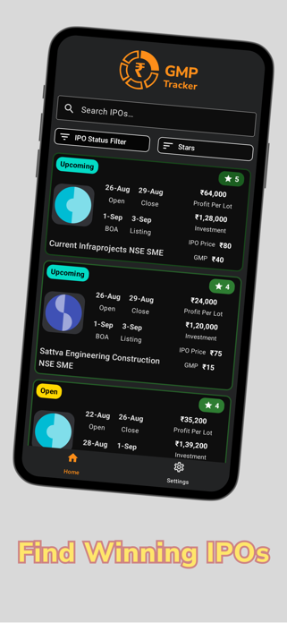 GMP Tracker Screenshot 1 of 1