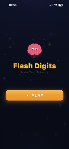 Flash Digits: Memory Challenge screenshot