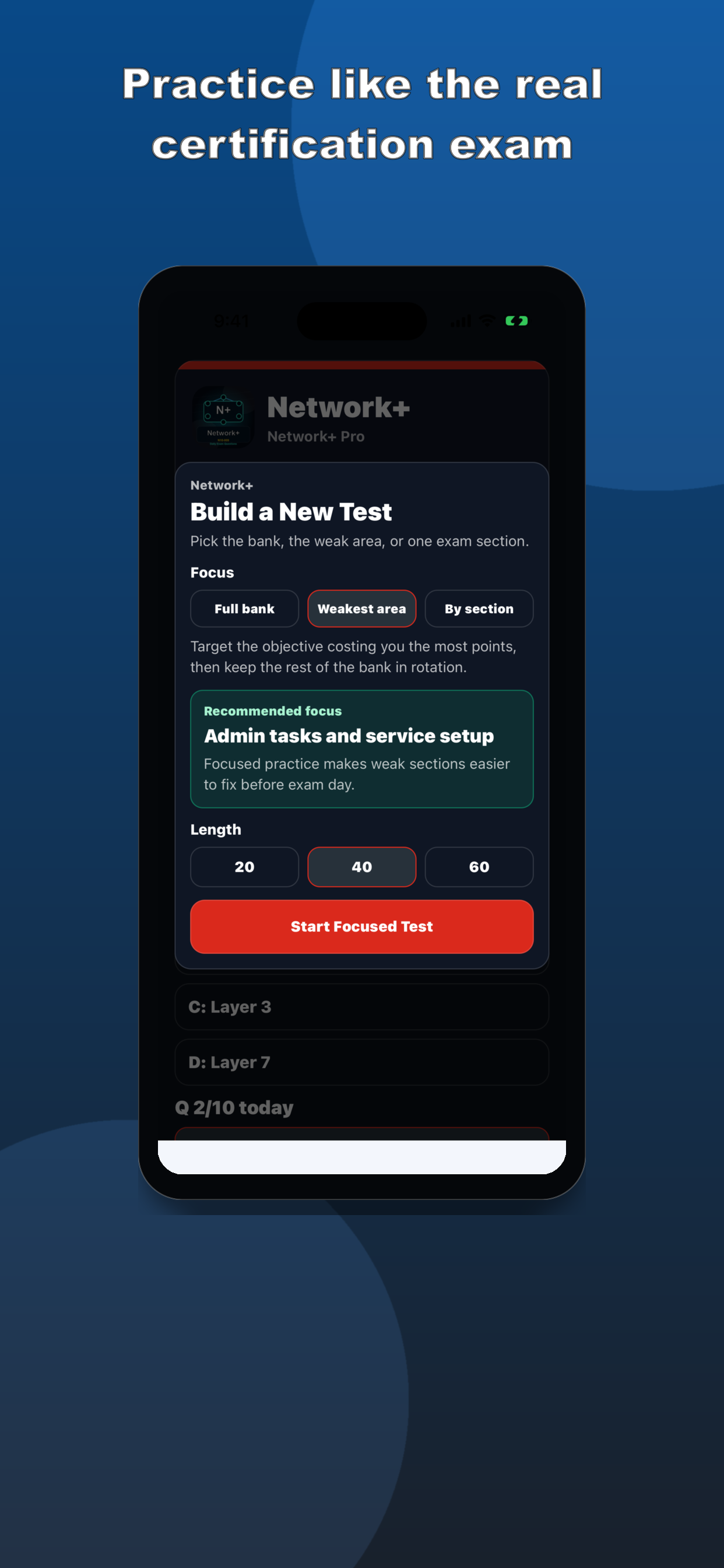 Network+ Practice Test screenshot 6