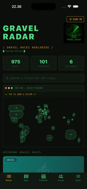 Gravel Radar screenshot 1