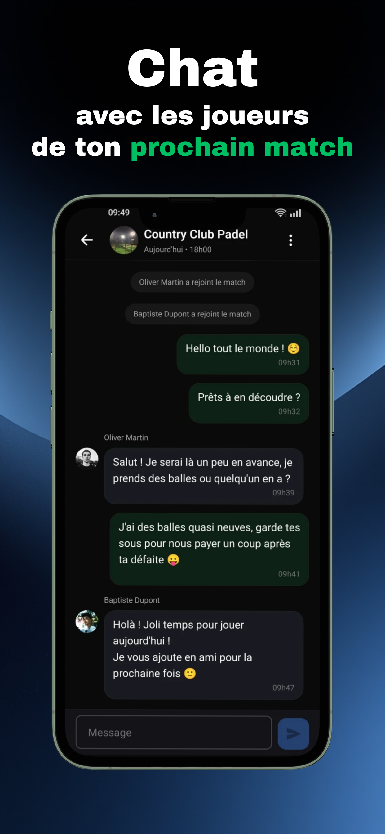 PadelMate - Trouve ton match screenshot 4