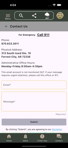 St. Francis County Sheriffs AR Screenshot 3 of 5