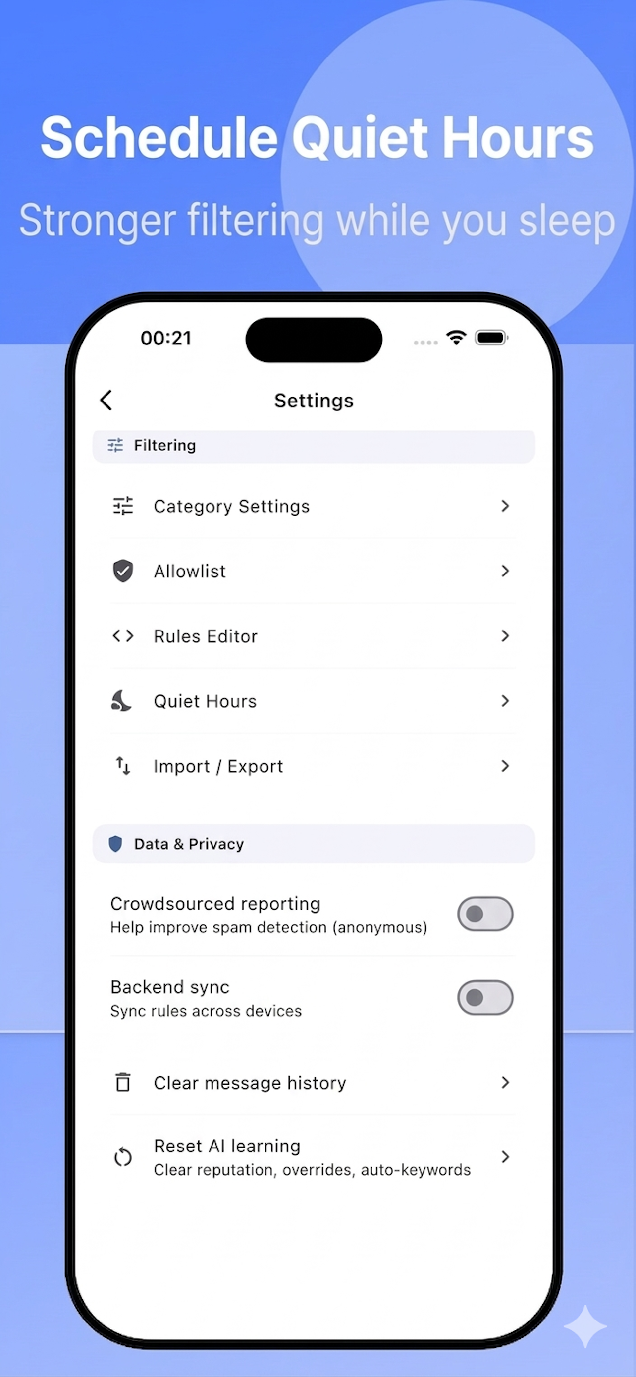 SmartFilter - Spam Blocker screenshot 4