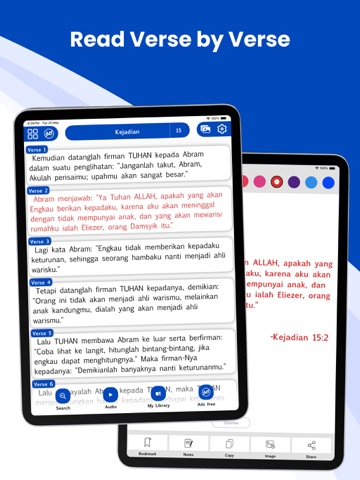 Alkitab (Indonesian bible) iPad screenshot