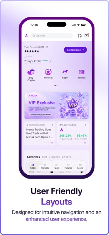 AOZX: Buy BTC & Crypto iPhone screenshot