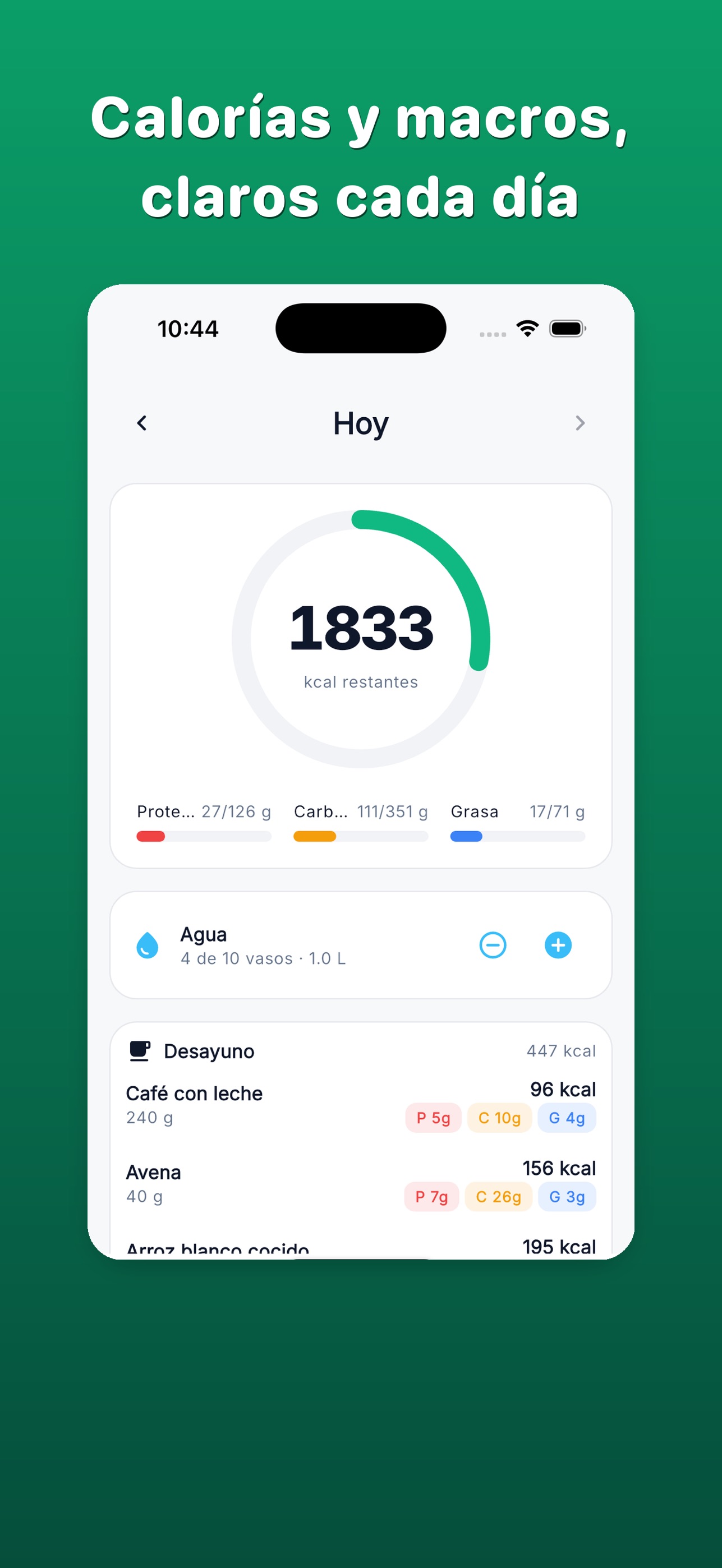 Screenshot 1 of CalTracker AI: Calorie Counter