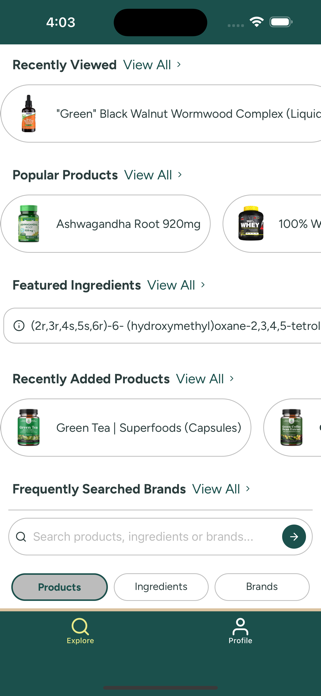 The Supplement App Screenshot 2 of 6