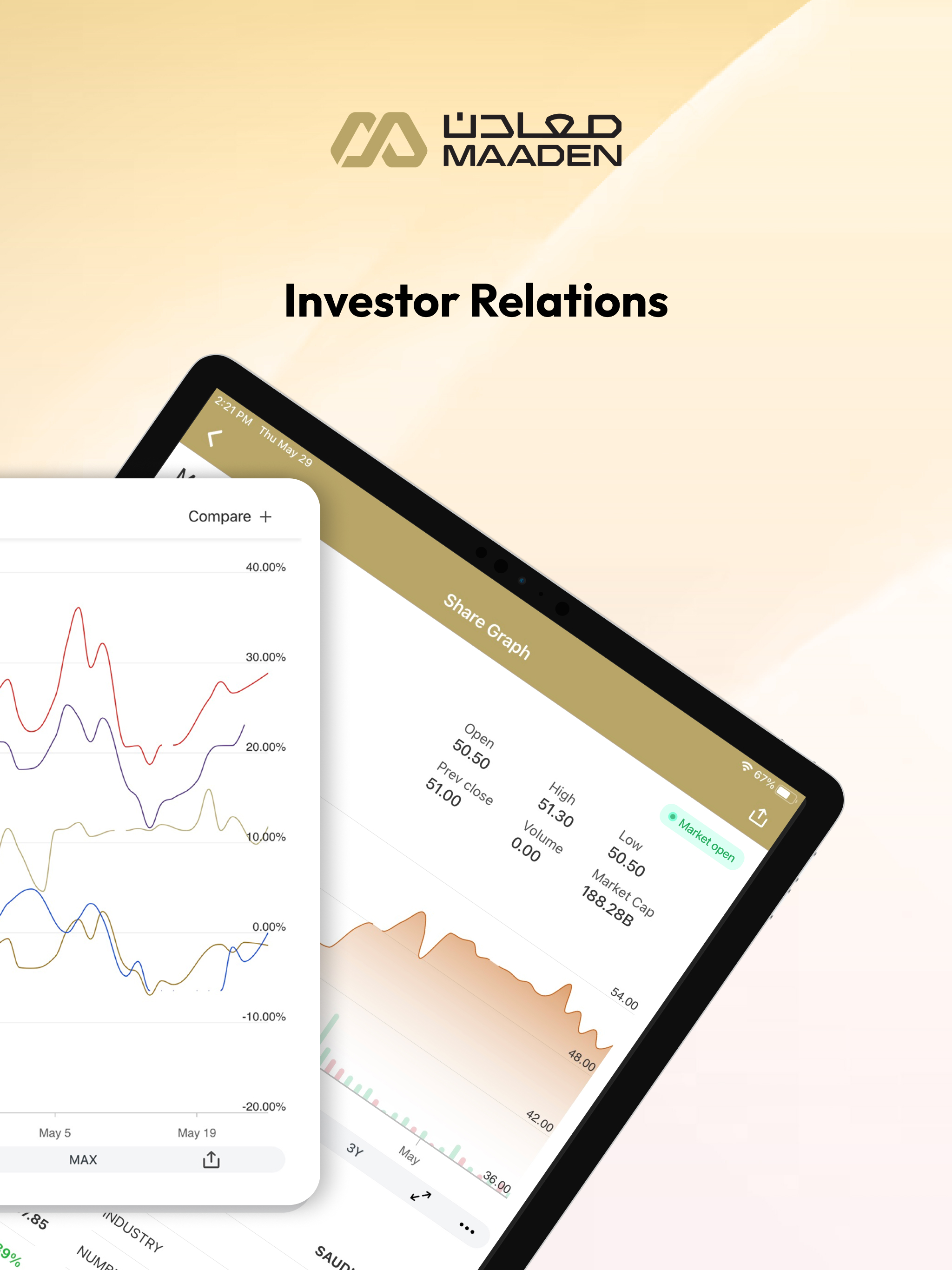 Maaden Investor Relations screenshot 12