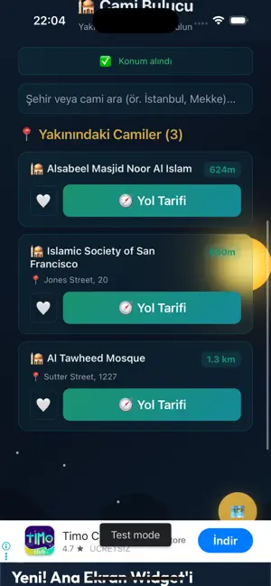 Mizan - Namaz Vakitleri screenshot 2