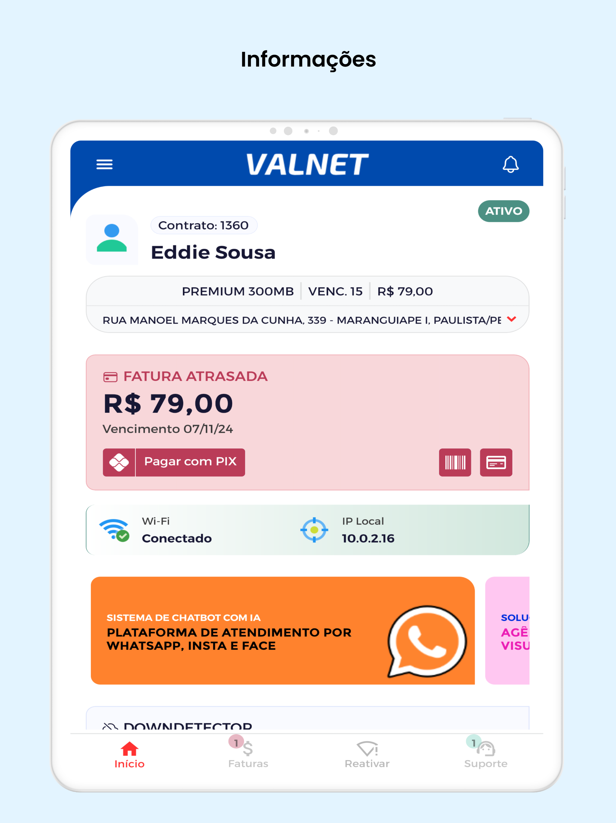 VALNET FIBRA screenshot 7