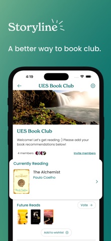 Storyline – Book Club App screenshot