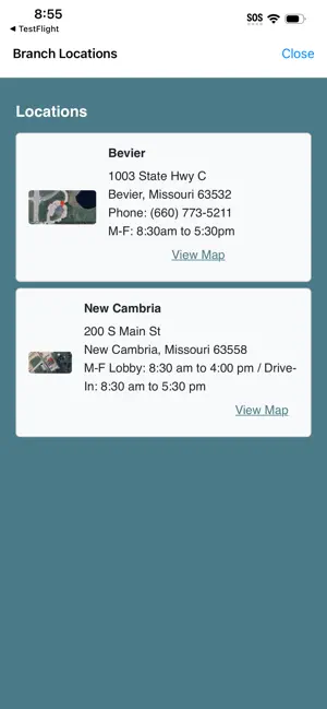 Bank of New Cambria screenshot 1