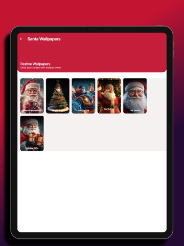 Santa Claus Video Call Chat iPad screenshot