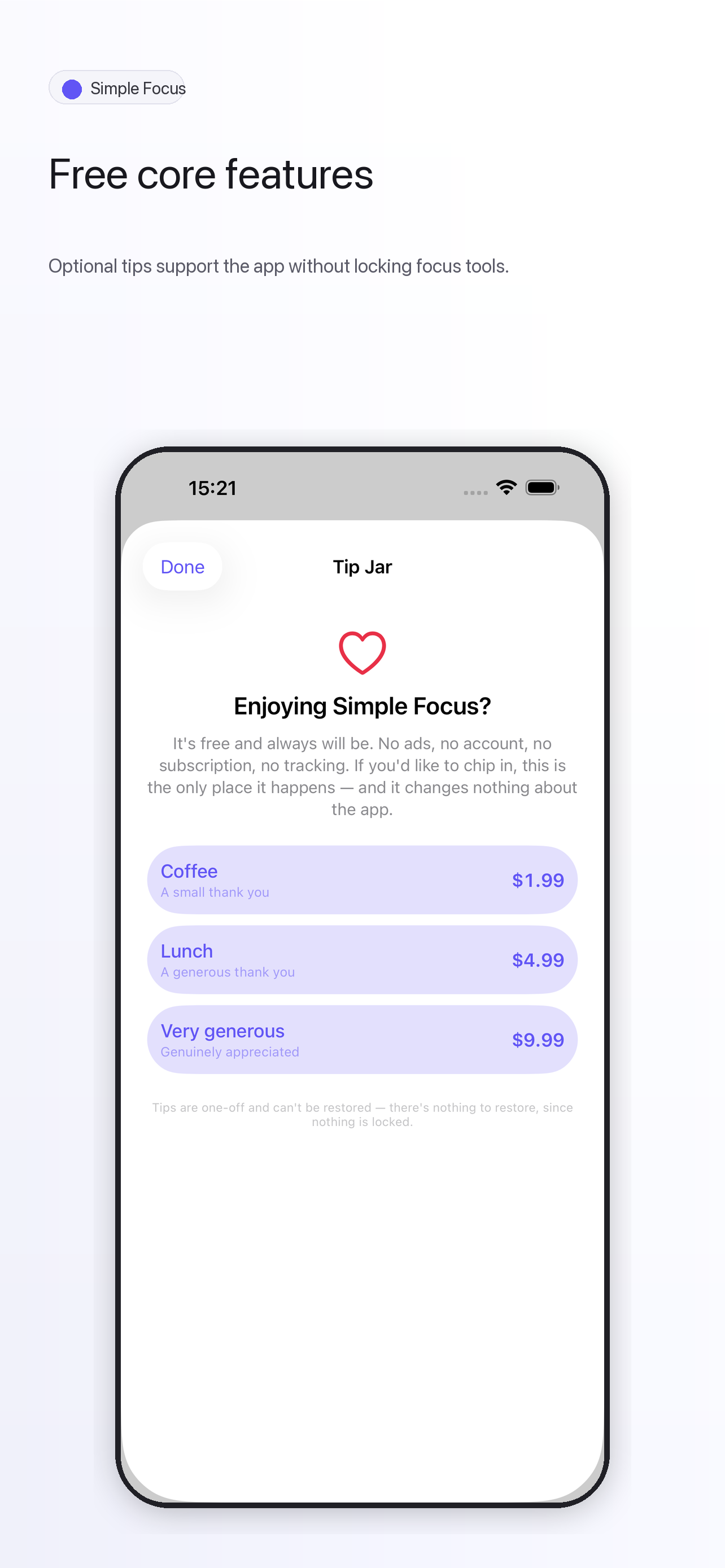 Simple Toolkit Focus screenshot 2