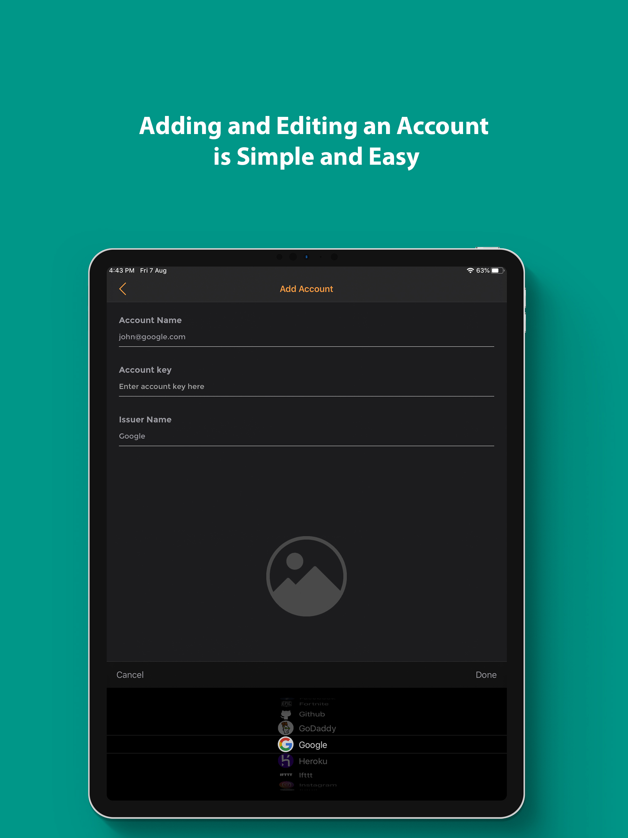 TOTP Authenticator – Fast 2FA