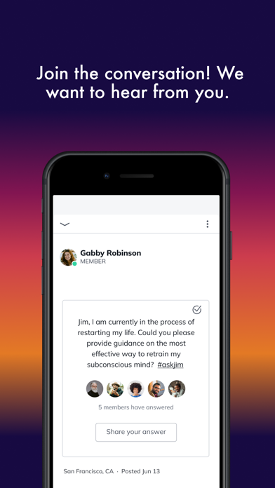 Jim Fortin Community iPhone screenshot 4 - Lifestyle app