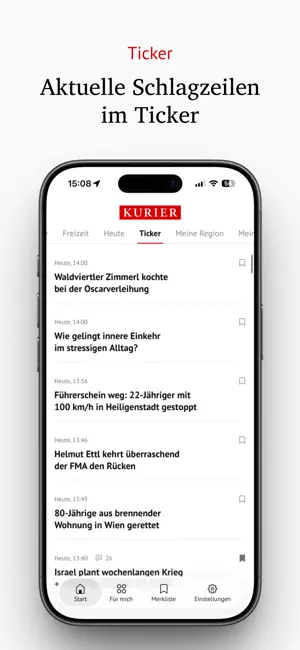 KURIER Edition screenshot 2