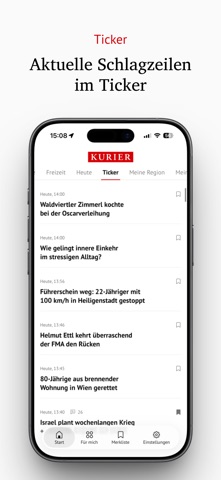 KURIER Edition screenshot