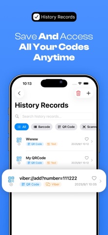 QR Code & Barcode Plus iPhone screenshot