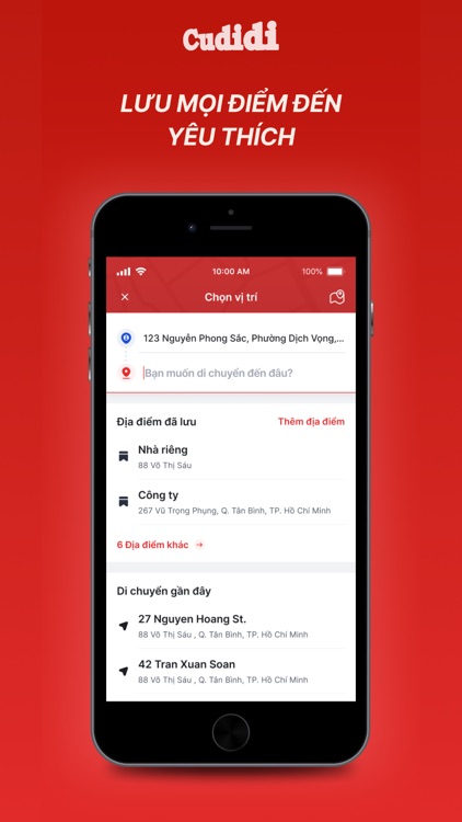 Cudidi - Đặt Xe Thông Minh screenshot-4