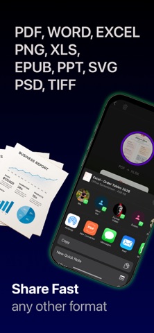 PDF Converter - Word to PDF' iPhone screenshot