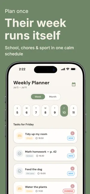 Child manager: Family Tasks screenshot 2