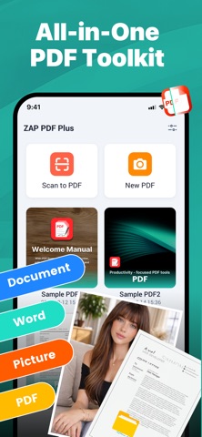 ZAP PDF Plus: Scan & Reader Screenshot 1 of 5