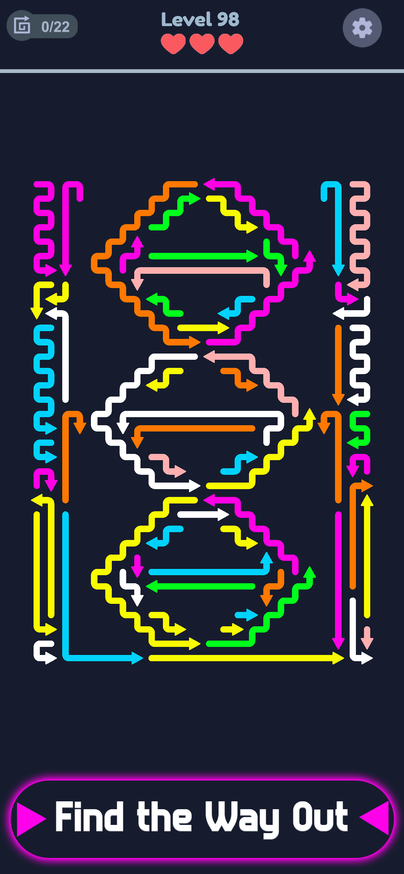 Arrow Escape: Maze Puzzle