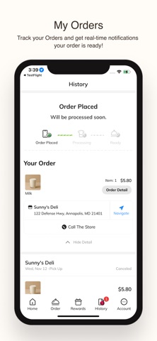 Sunny's Deli screenshot