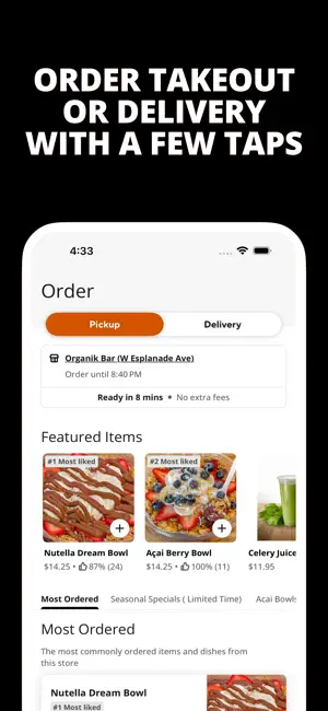 Organik Bar screenshot 1