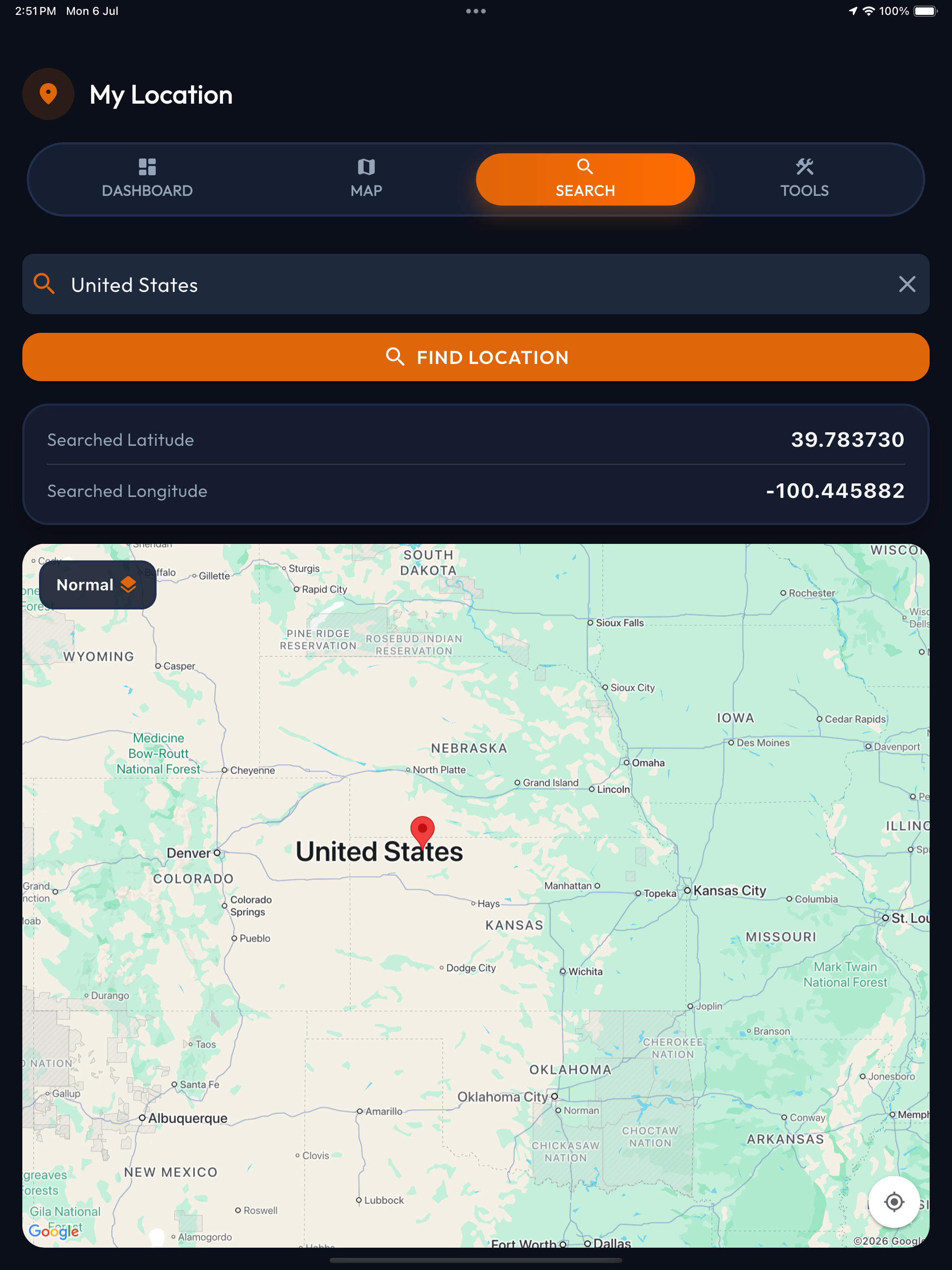 Current location - Live GPS screenshot 11