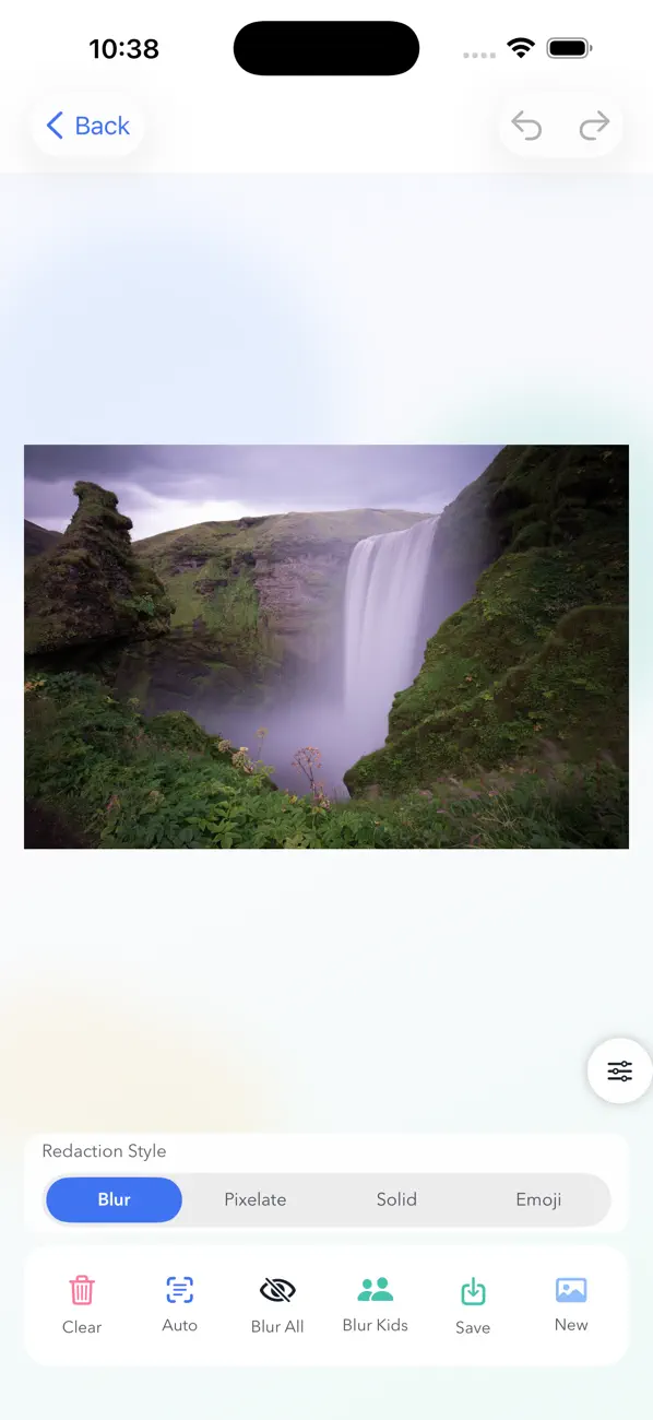 Screenshot #1 pour Blur Me