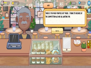 Idle Coffee Shop Simulator iPad screenshot