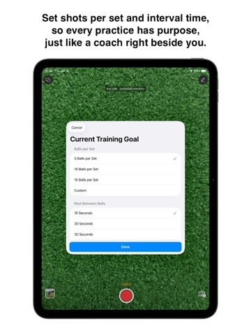 DualSwing: Golf Swing Analyzer iPad screenshot