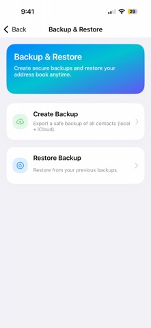 Contacts Master:Clean & Export Screenshot 5 of 5