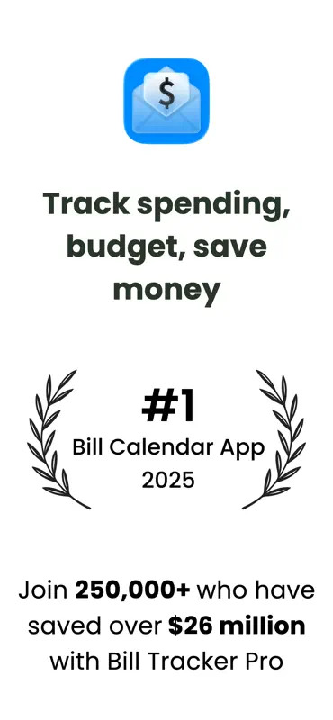 Bill Tracker Pro screenshot 9 of 9