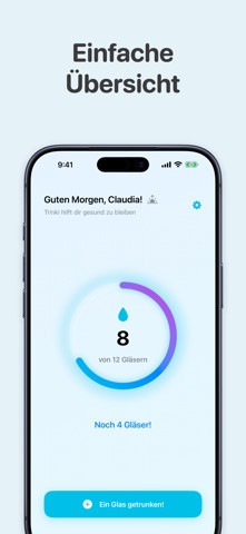 Trinki: Wasser trinken Tracker screenshot