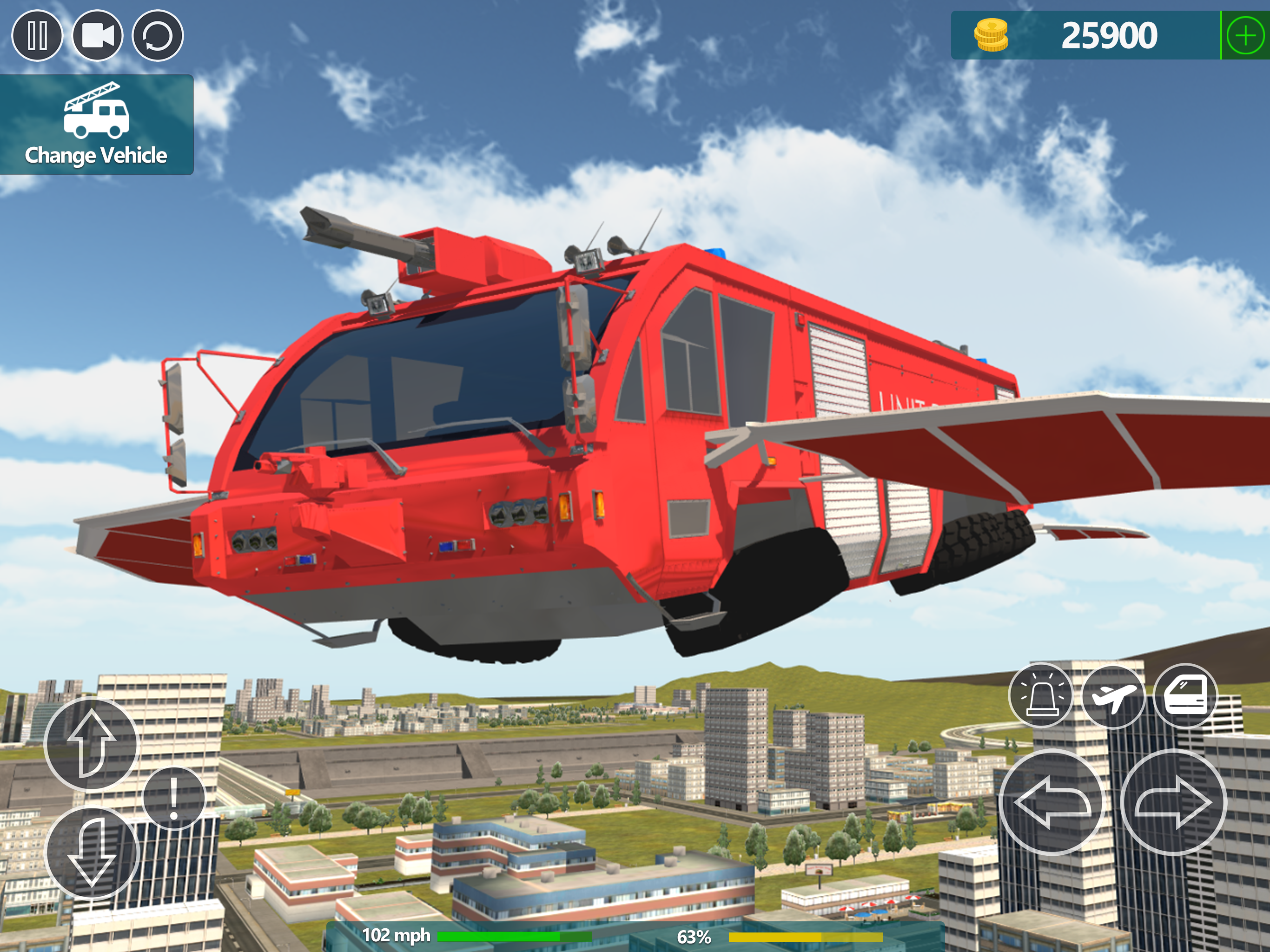 Fire Truck Flying Car