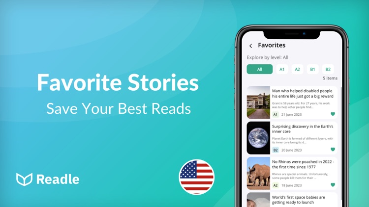 Learn English: News by Readle screenshot-5