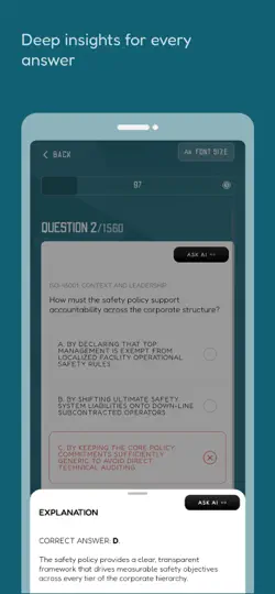 EHS Integrated Exam Prep (+AI) iPhone Screenshot 4