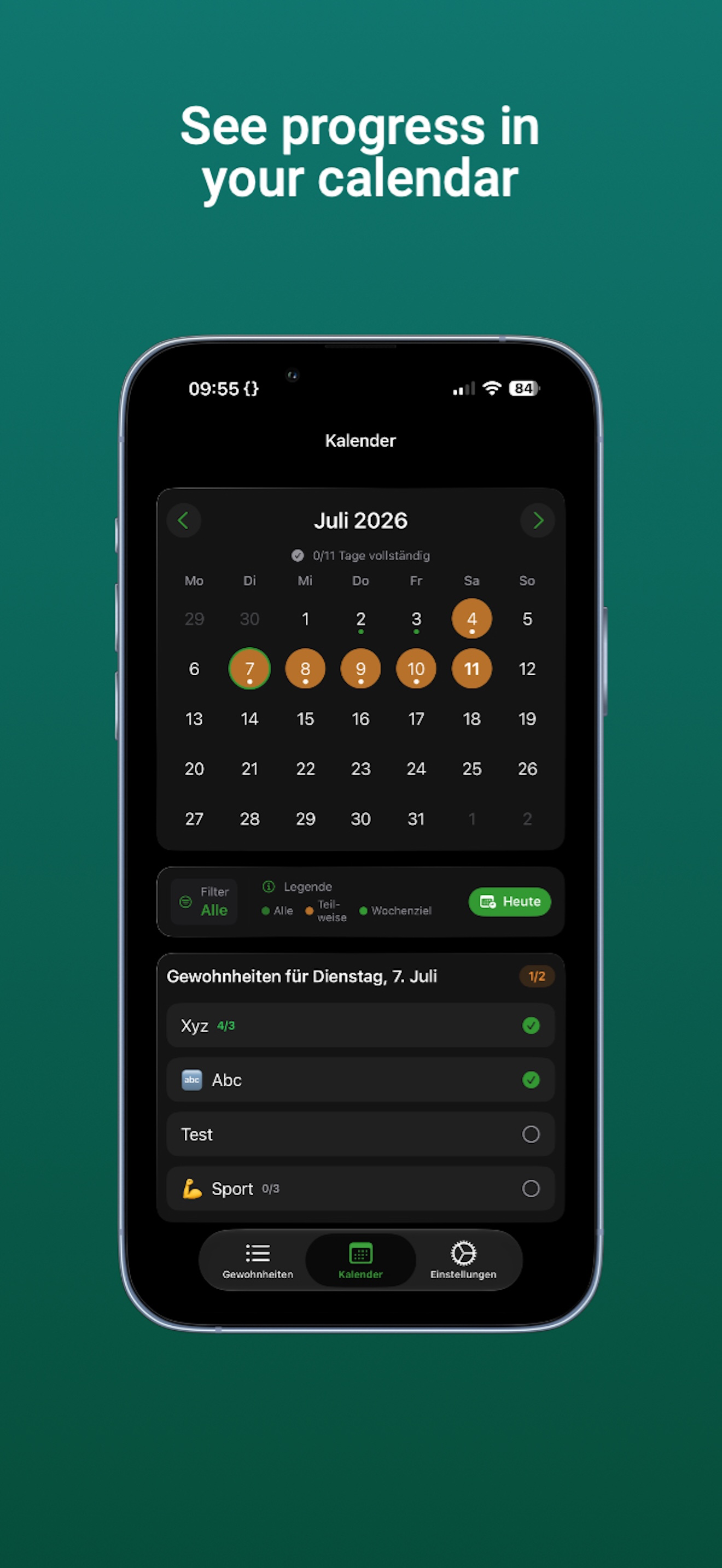 Streakly – Habit Tracker screenshot 3