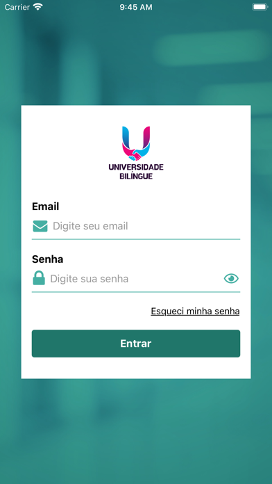 Universidade Bilíngue Screenshot