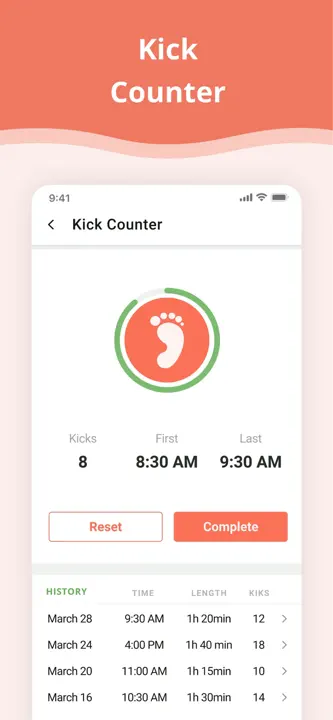 Pregnancy App.: Screenshot 3 von 8