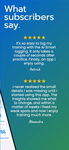 Finzy Swimming App screenshot